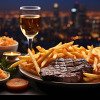 Frites De Viande Grillée