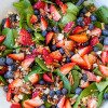 Salade D'épinards Aux Petits Fruits De Saison