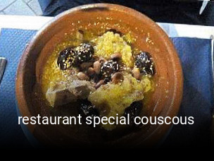 Réserver une table chez restaurant special couscous maintenant