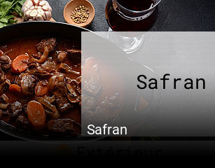 Réserver une table chez Safran maintenant