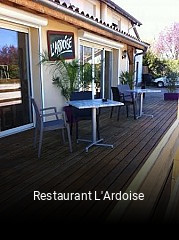 Restaurant L'Ardoise réservation