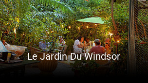 Le Jardin Du Windsor réservation de table