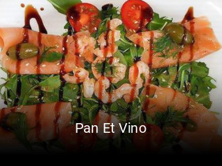 Pan Et Vino réservation de table