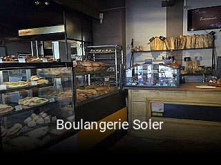 Boulangerie Soler réservation de table