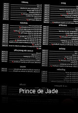Prince de Jade réservation en ligne