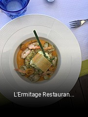 L'Ermitage Restaurant Cuisine a manger réservation de table