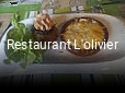 Restaurant L'olivier réservation de table