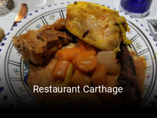 Restaurant Carthage réservation de table