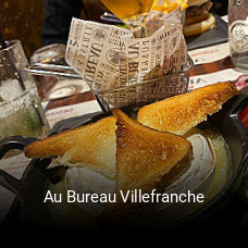 Au Bureau Villefranche réservation de table