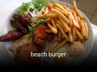 beach burger réservation en ligne