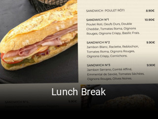 Lunch Break réservation en ligne