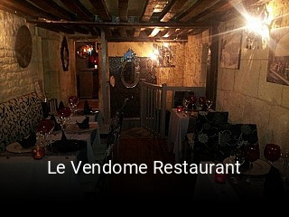 Le Vendome Restaurant réservation