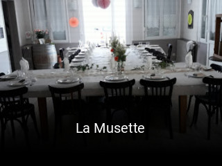 La Musette réservation de table
