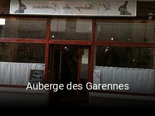 Réserver une table chez Auberge des Garennes maintenant