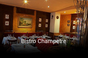 Bistro Champetre réservation