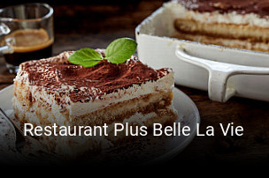 Restaurant Plus Belle La Vie réservation de table
