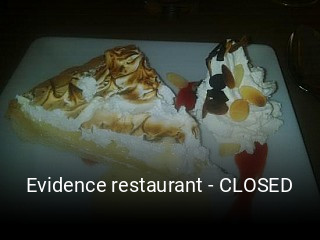 Evidence restaurant - CLOSED réservation de table