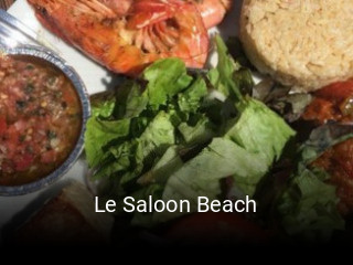 Le Saloon Beach réservation de table