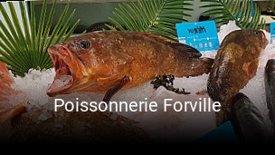 Poissonnerie Forville réservation de table