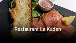 Restaurant Le Kaden réservation de table