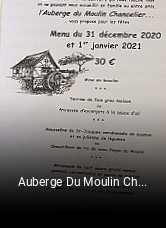 Auberge Du Moulin Chancelier réservation