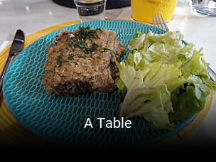 A Table réservation de table