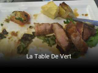 La Table De Vert réservation de table