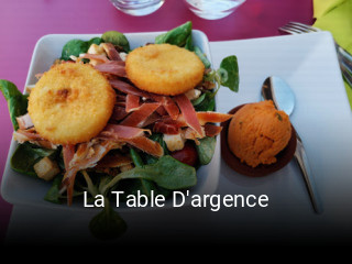 La Table D'argence réservation de table