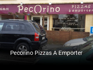 Pecorino Pizzas A Emporter réservation