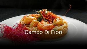 Réserver une table chez Campo Di Fiori maintenant