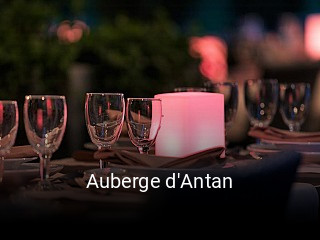 Réserver une table chez Auberge d'Antan maintenant