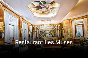 Restaurant Les Muses réservation de table