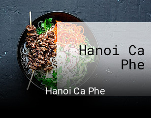 Hanoi Ca Phe réservation en ligne