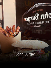 John Burger réservation en ligne
