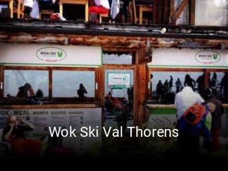 Wok Ski Val Thorens réservation de table