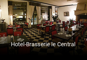 Hotel-Brasserie le Central réservation de table