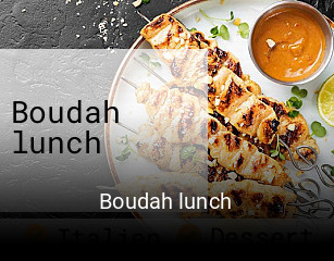 Boudah lunch réservation