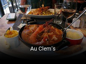 Au Clem's réservation de table