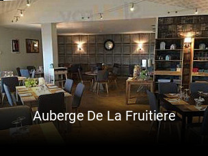 Auberge De La Fruitiere réservation