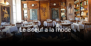 Réserver une table chez Le Boeuf a la mode maintenant