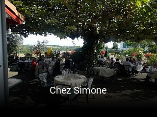 Chez Simone réservation de table