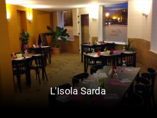 Réserver une table chez L'Isola Sarda maintenant
