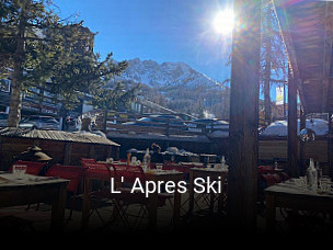 Réserver une table chez L' Apres Ski maintenant