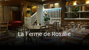 Réserver une table chez La Ferme de Rosalie maintenant