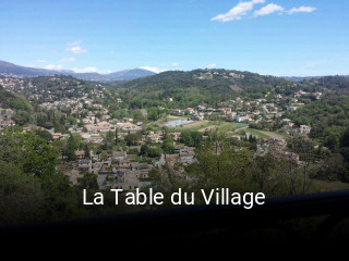 La Table du Village réservation en ligne