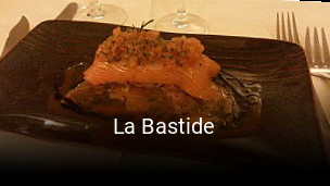 La Bastide réservation de table