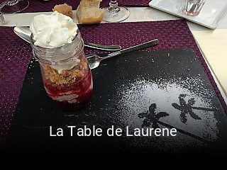 La Table de Laurene réservation