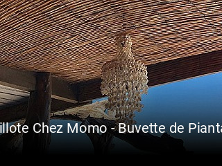 Paillote Chez Momo - Buvette de Piantarella réservation de table