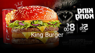King Burger réservation de table