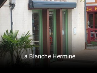 La Blanche Hermine réservation de table